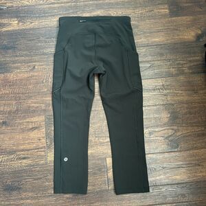Lululemon Ladies Dark Olive Green Leggings